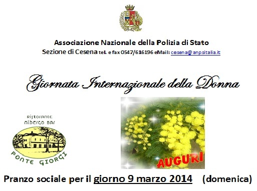 locandina festa della donna